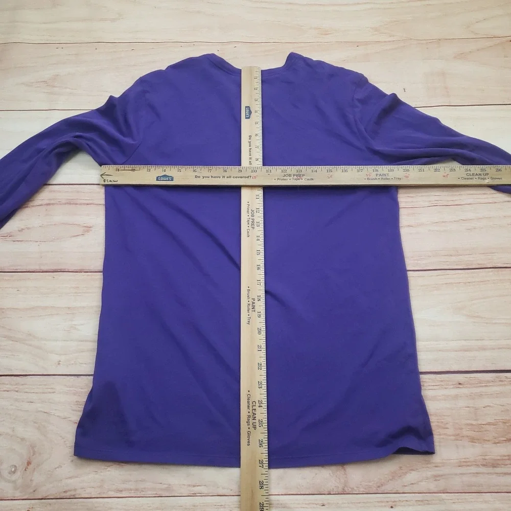 Nike Los Angeles Lakers Shirt Mens Medium Purple Long Sleeve NBA‎ Basketball